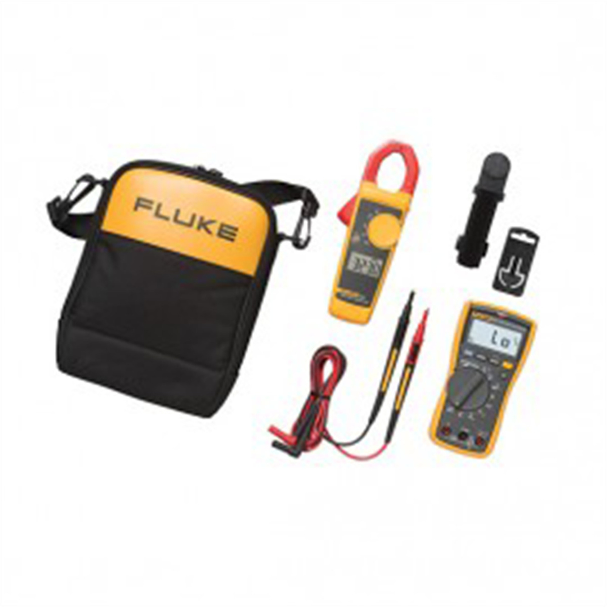 Fluke Electrician's Multimeter Combo Kit — VoltAlert Technology, True-RMS, AutoVolt, Large LED Backlight, Model# FLU117-323